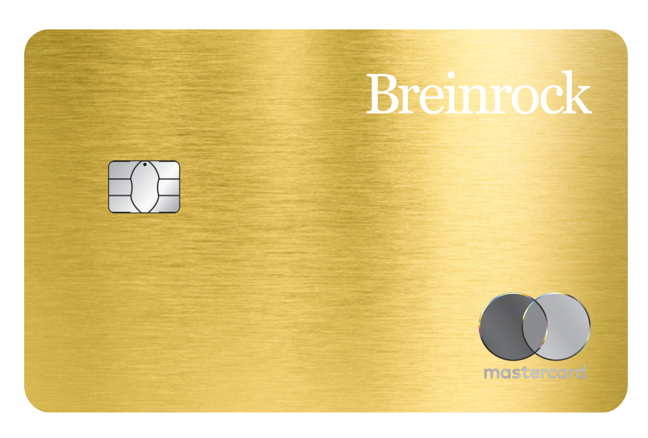 Breinrock Elite Plus Gold Prepaid Card
