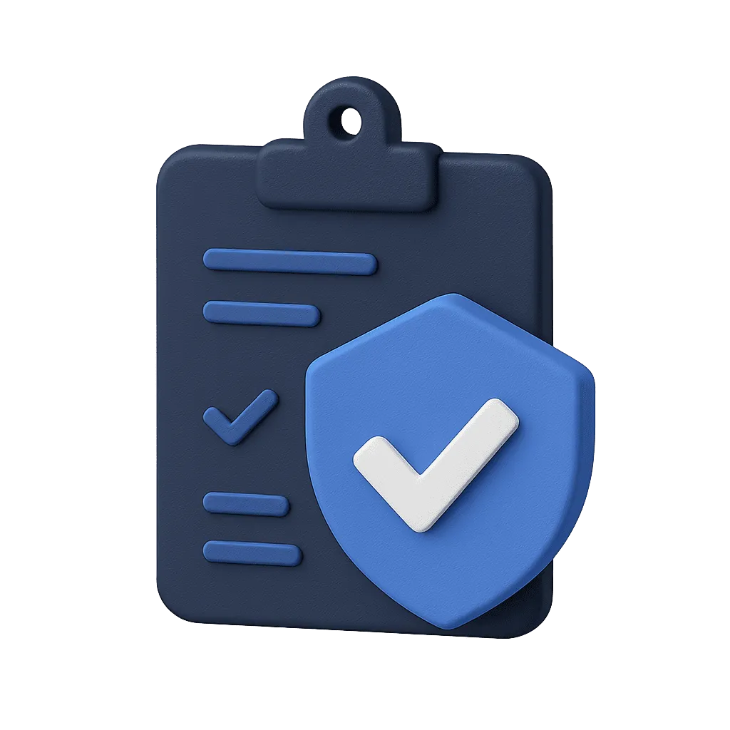Trusted compliance and onboarding icon