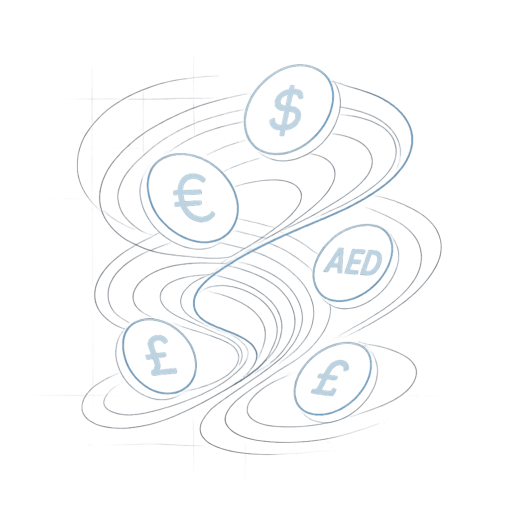 Foreign exchange feature - Currency conversion interface