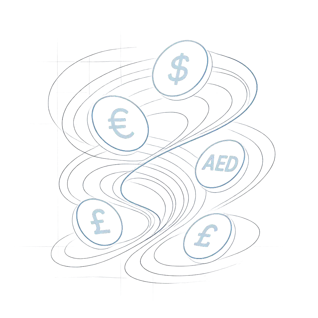 Foreign exchange feature - Currency conversion interface