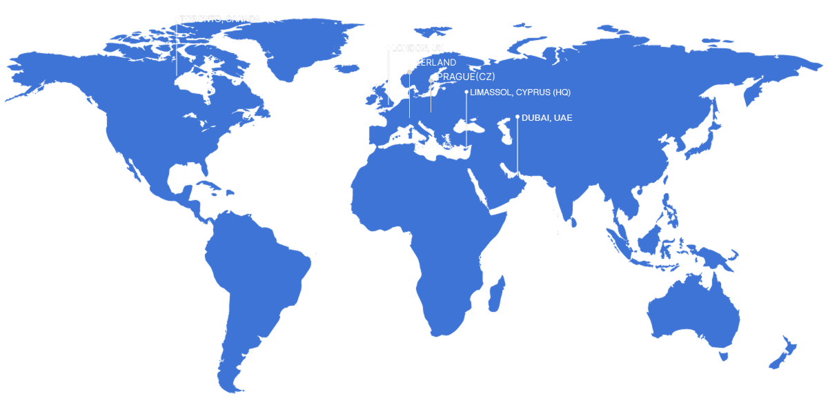 Interactive world map visualization