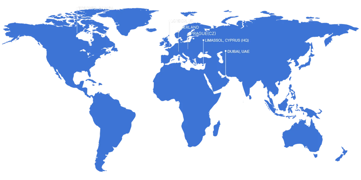 Interactive world map visualization